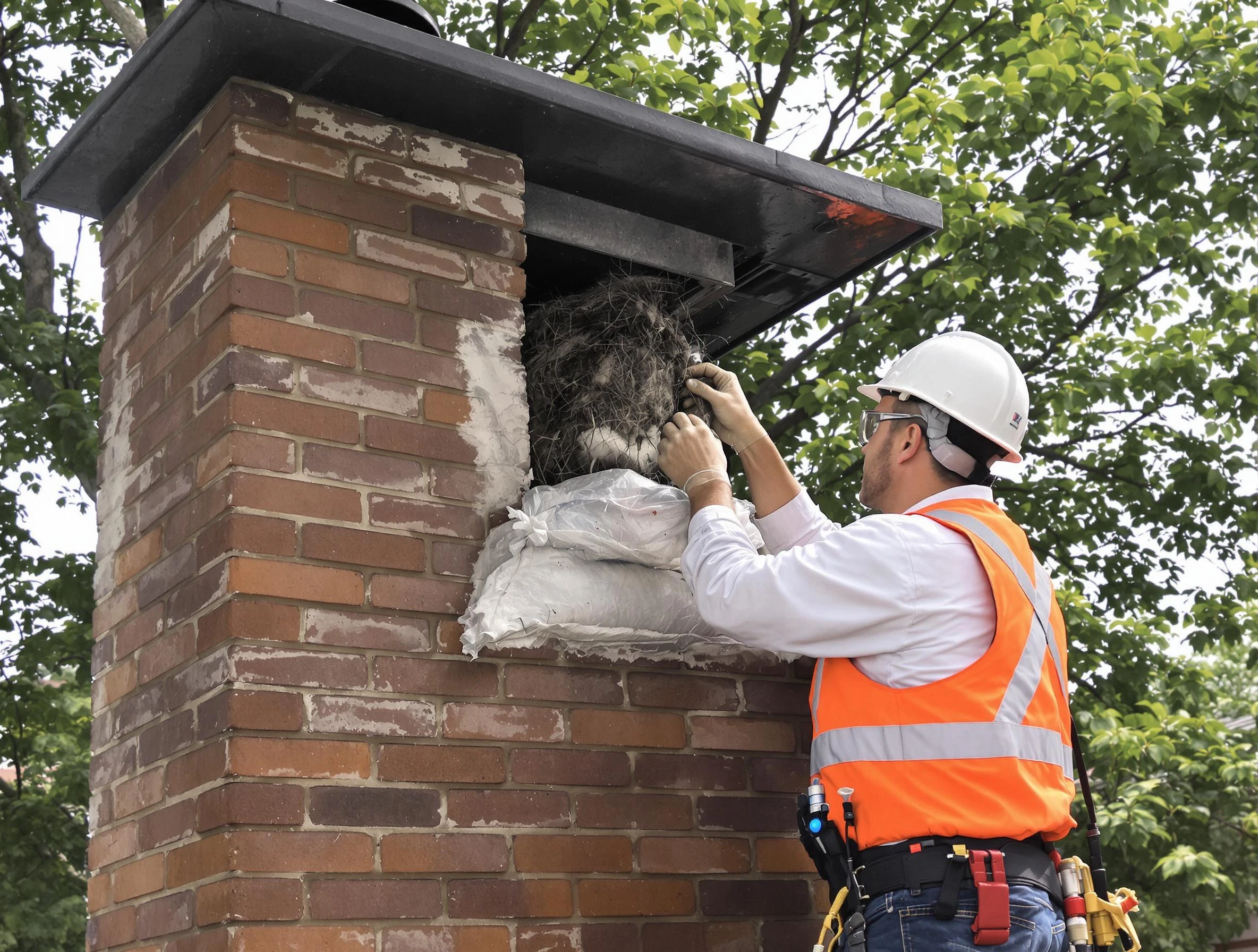 Humane removal of debris and animals by Barnegat Chimney Sweep in Barnegat, NJ